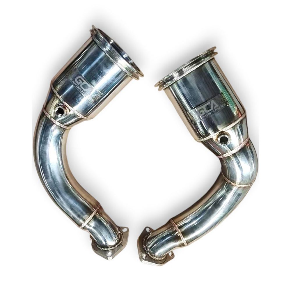 2019-2024 Audi Sq8/Sq7/Rsq8 Downpipes | Sq7/Sq8/Rsq8 No Heat Shield / Racing Downpipe (No Cat)